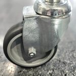 Carucior pliabil profesional pentru lenjerie PRH-B1050 – din oțel galvanizat, rezistent la coroziune, ideal pentru hoteluri, spitale și spălătorii industriale, 85 x 60 x 88 CM - imagine 5